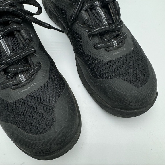 Keen Tempe Utility Sneakers Black Steel Toe Work Shoes Mens Size 8 D - Picture 2 of 10